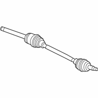 OEM 2009 Dodge Caliber Cv Axle Assembly-Joint Half Shaft Left - 5085220AE