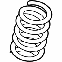 OEM 2002 Chrysler Sebring Front Coil Spring - 5024057AB