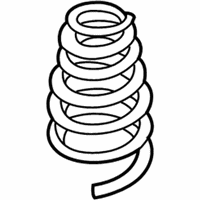 OEM 2000 Kia Sephia Coil Spring - 0K2A228011DS