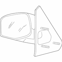 OEM 1997 Ford Explorer Mirror - F5TZ-17682-B