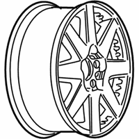 OEM 2002 Buick Rendezvous Wheel, Alloy - 12490098
