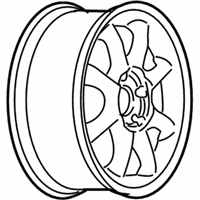 OEM 2002 Buick Rendezvous Wheel Rim Kit, Aluminum *Chrome - 12490109