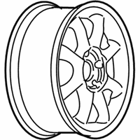 OEM 2004 Buick Rendezvous Wheel Rim Kit, Aluminum *Chrome - 12490109