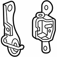 OEM 2007 Dodge Magnum Rear Door Lower Hinge - 4575752AB