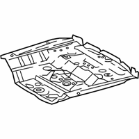 OEM 2019 Lexus LS500h Pan Sub-Assembly, RR FLO - 58301-50906