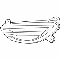 OEM Cover-Front Fog Lamp, L - 922303R600