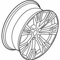 OEM 2020 BMW X7 Disk Wheel, Light Alloy, In - 36-11-6-885-462