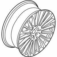 OEM 2020 BMW X7 Light Alloy Rim Ferricgrey - 36-11-6-885-463