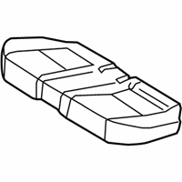 OEM Lexus LS460 Pad Sub-Assembly, Rear Seat - 71503-50110