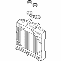 OEM BMW 750i xDrive Engine Oil Cooler Right - 17-21-7-572-542