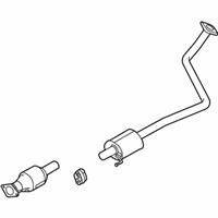 OEM 2021 Hyundai Venue Center Muffler Complete - 28600-K2600