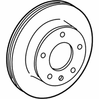 OEM 2005 Dodge Sprinter 2500 Brake Rotor - 5104561AA