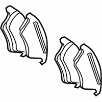 OEM 2005 Dodge Sprinter 2500 Brake Pad Kit - 5103794AA