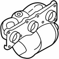 OEM 2007 BMW Z4 Exchange. Exhaust Manifold With Catalyst - 18-40-7-545-311