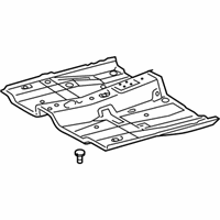 OEM Toyota MR2 Spyder Pan, Front Floor - 58111-17051