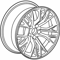 OEM 2017 Chevrolet Corvette Wheel - 23288860