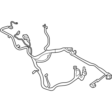 OEM 2020 Ford F-250 Super Duty Positive Cable - LC3Z-14300-S