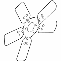 OEM Dodge Durango Engine Cooling Fan - 52028642