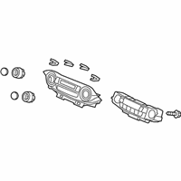 OEM Honda CR-V Control Assy., Auto Air Conditioner *NH831L* (SHINY DARK METALLIC) - 79600-T0A-A41ZA
