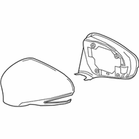 OEM 2020 Lexus IS350 Cover, Outer Mirror - 8794A-76070-J3