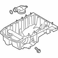 OEM Ford Police Interceptor Utility Oil Pan - L1MZ-6675-B