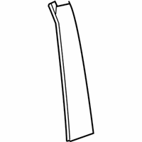 OEM 2020 Lexus IS350 MOULDING, Rear Door Window Frame - 75762-53020
