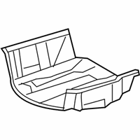 OEM Lexus Pan, Rear Floor - 58311-53030