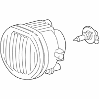 OEM 2004 Pontiac Vibe Lamp, Front Fog - 88973637