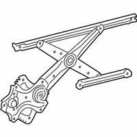 OEM 2012 Lexus HS250h Regulator Sub-Assy, Front Door Window, LH - 69802-0E020