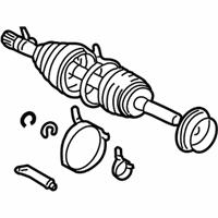 OEM 2010 Lexus LX570 Shaft Assembly, OUTBOARD - 43460-69177