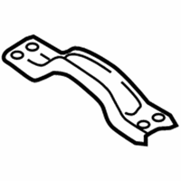 OEM 2017 Ford Explorer Front Hanger - FB5Z-5A204-A