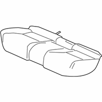 OEM 2018 Acura RDX Pad & Frame, Rear Seat Cushion - 82137-TX4-A01