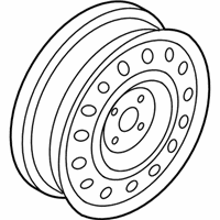 OEM 2007 Chevrolet Aveo Wheel, Steel - 96961270