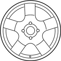 OEM 2010 Chevrolet Aveo Wheel, Alloy - 95905460