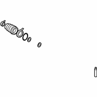 OEM 2003 Nissan Murano Repair Kit-Dust B00T, Inner - 39741-17V27