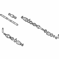 OEM Nissan Murano Shaft Assy-Front Drive, RH - 39100-CC40B