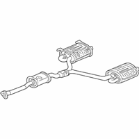 OEM Honda Muffler Set, Exhuast - 18030-S2A-A52