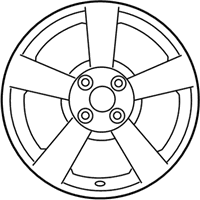 OEM 2007 Kia Rio Wheel Assembly-Aluminum - 529101G200