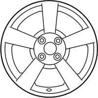 OEM Kia Rio5 Wheel Assembly-Aluminum - 529101G200