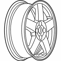 OEM 2007 Chevrolet Cobalt Wheel, Alloy - 9596346