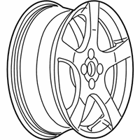 OEM Pontiac G5 Wheel Rim-17X7.0 Aluminum 42Mm 0Ffset. - 9595851