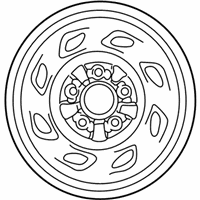 OEM 1998 Mercury Mountaineer Spare Wheel - YL2Z-1015-AA