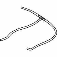 OEM 2004 Cadillac CTS Radiator Surge Tank Inlet Hose Assembly - 88987636