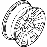 OEM 2022 Ford F-250 Super Duty Wheel, Alloy - LC3Z-1007-C