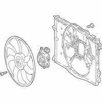 OEM 2019 Lexus LC500 Fan Assembly, W/MOTOR - 16360-31520