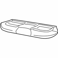 OEM 2021 Jeep Renegade Seat Cushion Foam Rear - 68288734AA
