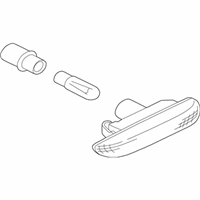 OEM 2001 BMW 325xi Additional Turn Indicator Lamp, Left - 63-13-8-370-719