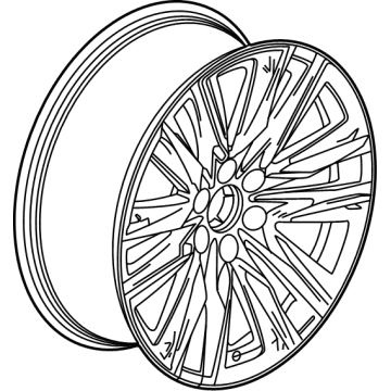 OEM Cadillac Escalade Wheel, Alloy - 23376239