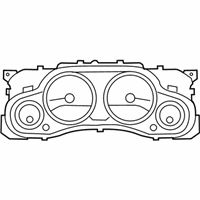 OEM 2010 Jeep Wrangler Cluster-Instrument Panel - 68055901AA