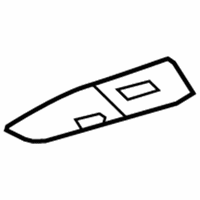 OEM 2010 Lexus LS460 Panel Sub-Assy, Rear Armrest Base, Lower RH - 74207-50020